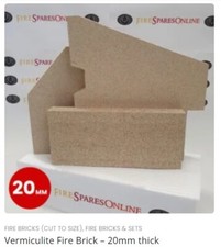 20mm vermiculite fire brick