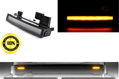 Amber sun visor marker light - marker,