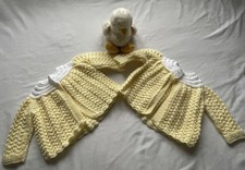 hand knitted Easter yellow