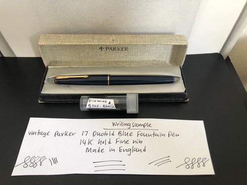 Vintage parker duofold blue - parker, 17