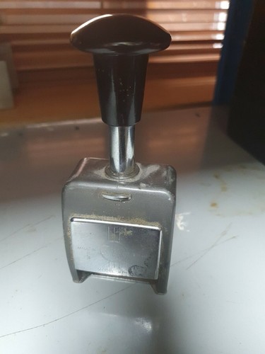 Vintage enm numbering machine - vintage,