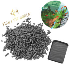 Activated carbon 5 mm Pellets Aquarium Fish Tank MARINE POND FILTER MEDIA