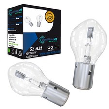 10pcs S2 BA20d Bulb Bulb Lamp 3200K 35/35W Scooter Motorcycle Scooter 12V