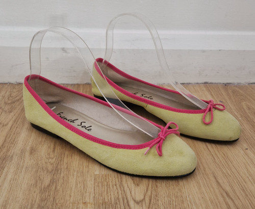 French sole lime green ballet - sole,