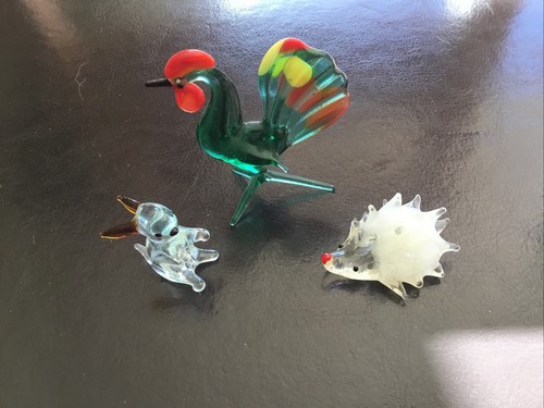 Murano style art glass hand - style,