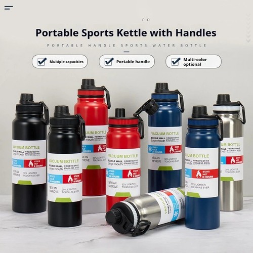 Stainless steel water bottle - stainless,