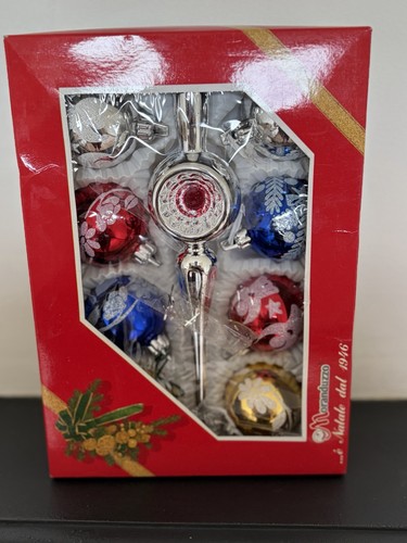 Vintage christmas baubles - christmas,
