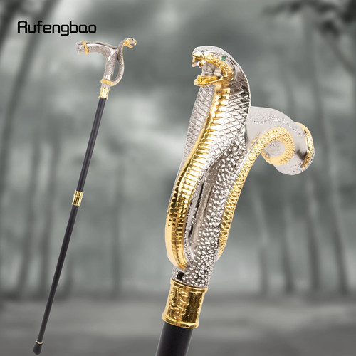White golden cobra - golden, head