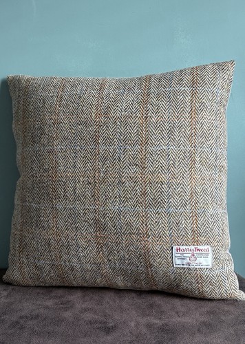 Harris tweed cushion 16x16 - harris,