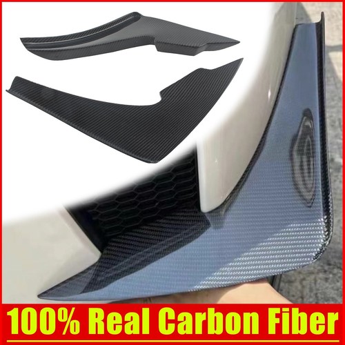Carbon fiber front bumper - bumper, fins