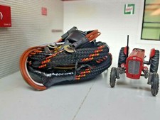 Massey Ferguson FE35 Spade Connectors Braided Wiring Harness Loom 54933558