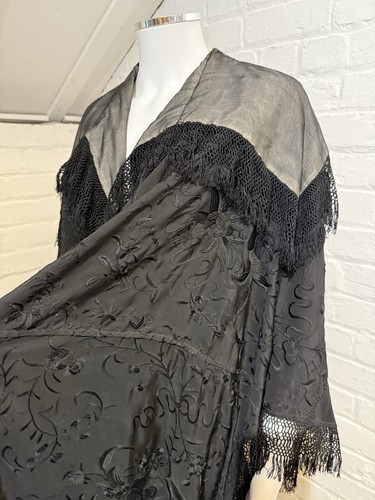 Edwardian silk embroidered - silk,