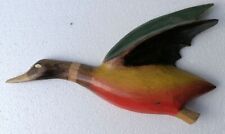 Family of flying ducks wooden