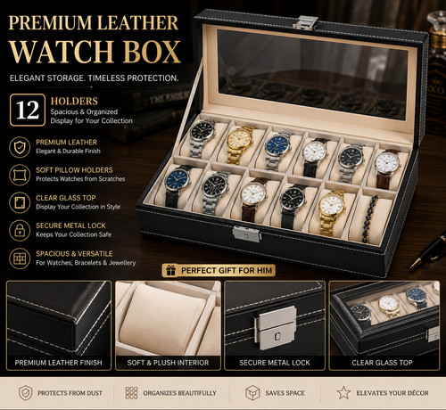 Slot watch box display - watch,