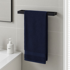 Towel Rail Wall Mounted Black
