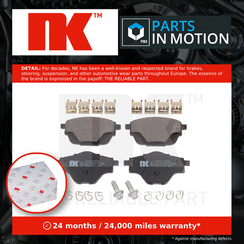 Brake pads set fits - set, c4