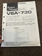 Pioneer VSA-730 Service Manual