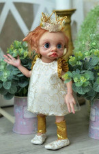 17-Inch Painted Full-Body Soft Silicone Reborn Fairy Elf Baby Tinky Doll 