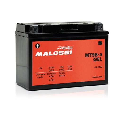 Battery malossi mt9b gel - malossi,