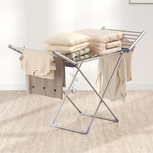 Electric heated clothes airer - clothes,