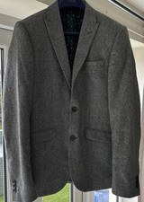 Next Grey Fleck Wool Blend