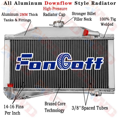 Row aluminum radiator for - 2,