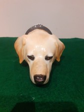 Royale Stratford Labrador Head Stirrup Cup - Silver Plate Bevel