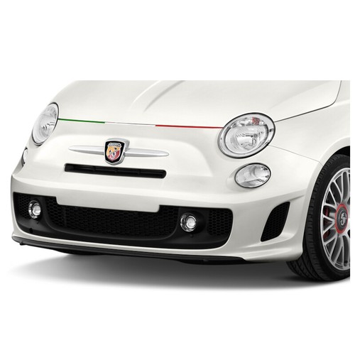 Abarth 500 italian flag - abarth,