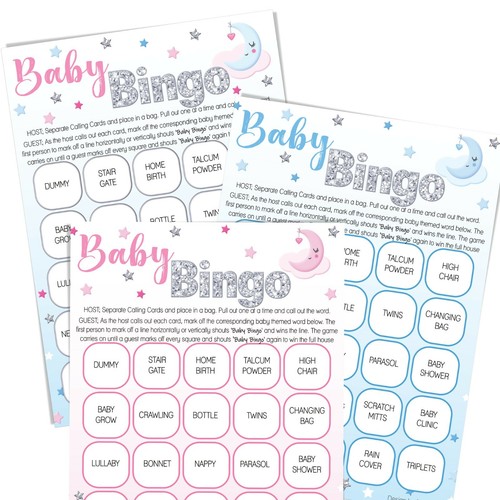 Moon stars baby - stars, shower