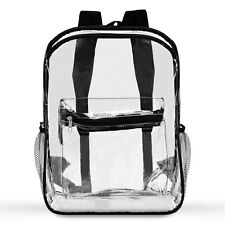 Clear Stadium Approved Backpack 15"x11"x5" Small Transparent Bag for Any Events