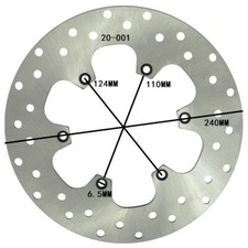 For BMW F650 GS DAKAR F650CS F650ST Strada G650GS Rear Brake Disc Rotor