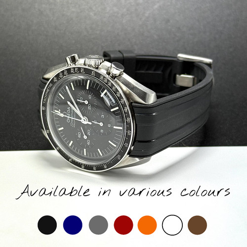 Rubber watch straps - straps, omega