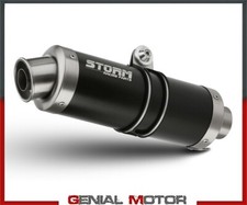 Exhaust Storm by Mivv Muffler Gp Nero Steel Yamaha Fz1 / Fz1 Fazer 2006 > 2016