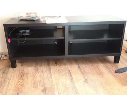 Ikea besta unit - ikea, black/brown