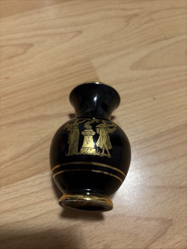 Vintage black gold greek - &,
