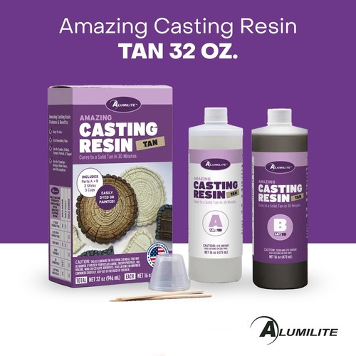 Alumilite amazing tan - tan, casting