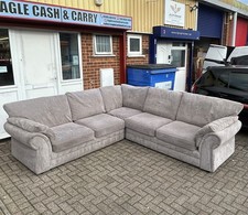 Large Sofa Club Grey Corner
