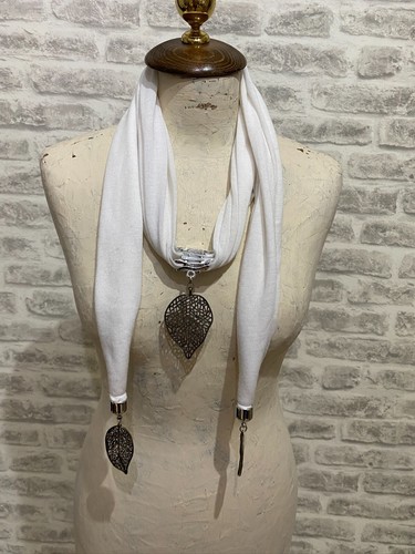 Jersey necklace scarf