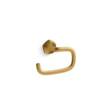KOHLER Wall Mounted Sundae Towel Ring in Vibrant Brushed Moderne Brass