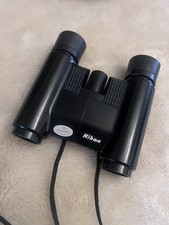 Very Old Vintage Rare Nikon Binoculars Black Leather Case Collectable  