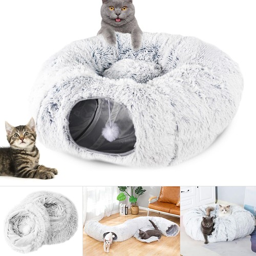Cat tunnel collapsible pet - cat,
