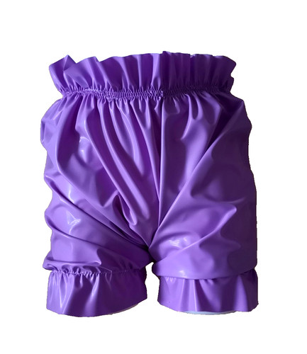 Latex underwear frilly - latex,