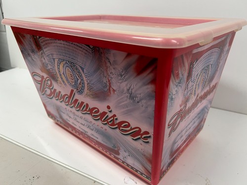 Vintage budweiser storage box - budweiser,