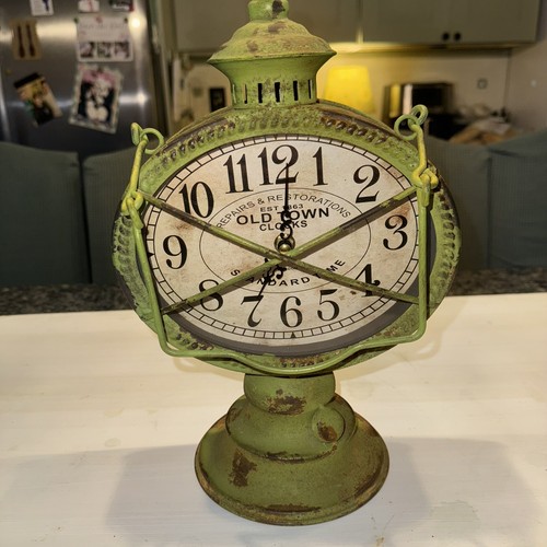 Old town clocks - town, green
