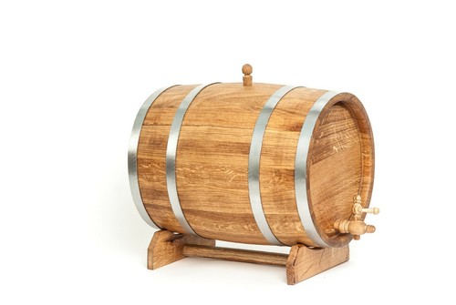 Wooden barrel liter whisky - 50,