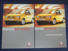 Seat Arosa brochure 01.2000 +