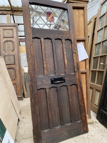 Antique oak ornate - oak, panel