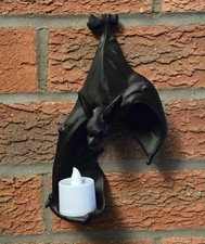 Hanging Black Bat Tealight