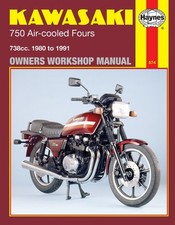 Haynes Manual 0574 for Kawasaki GT750/GPZ750/Z750 (80 - 91) workshop/service...