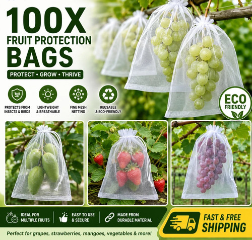 100x fruit protection bags - 100x,